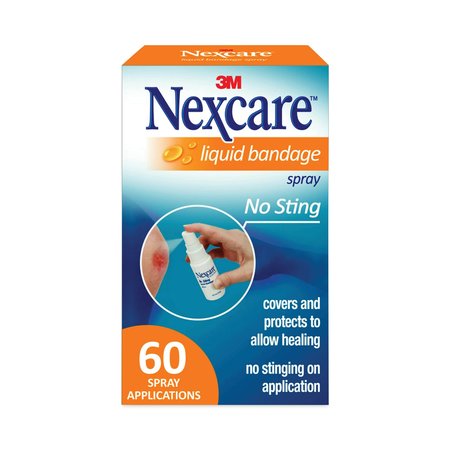 NEXCARE No-Sting Liquid Bandage Spray, 0.61oz LBS118-03